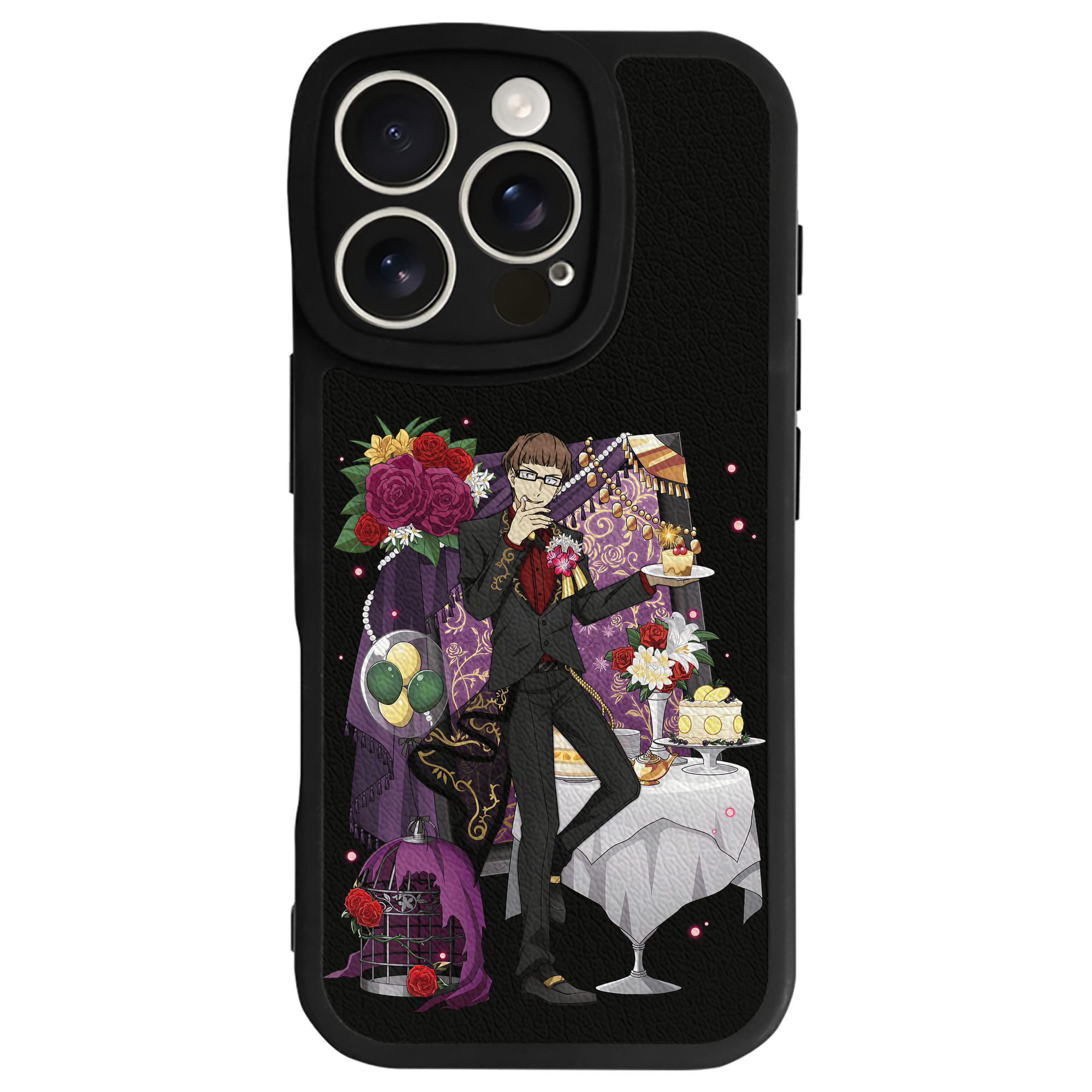 （画像用） 文豪ストレイドッグス Bungo Stray Dogs 【iPhone 16シリーズ対応】シリコンスマホケース（レザー調） 材質：シリコン